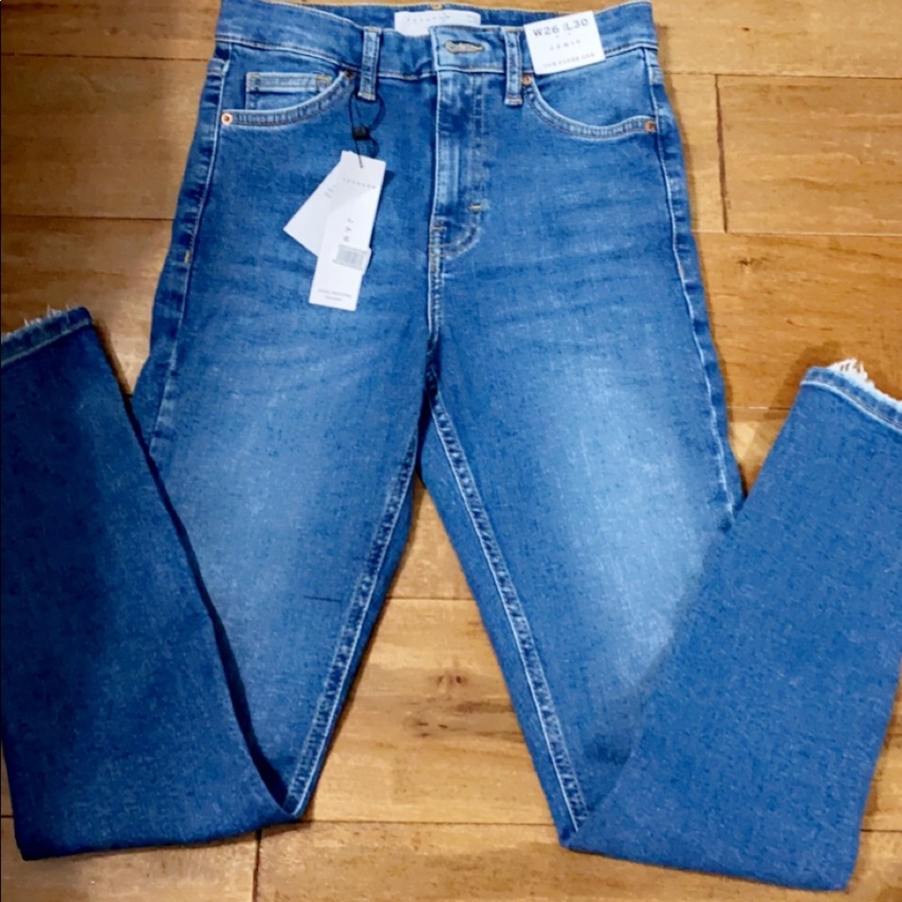 Topshop Jamie high waisted skinny jeans